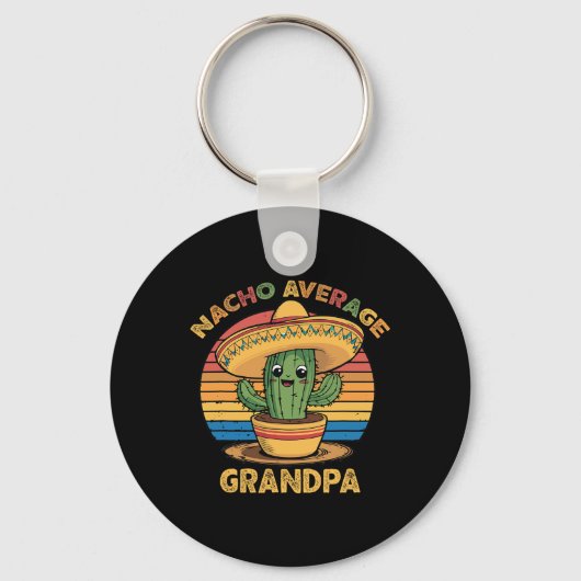 Porte-clés Nacho Average Grandpa Matching Mexicain Cinco De M (Recto)