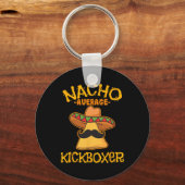 Porte-clés Nacho Average Kickboxer Cinco De Mayo Kick Mexicai (Recto)
