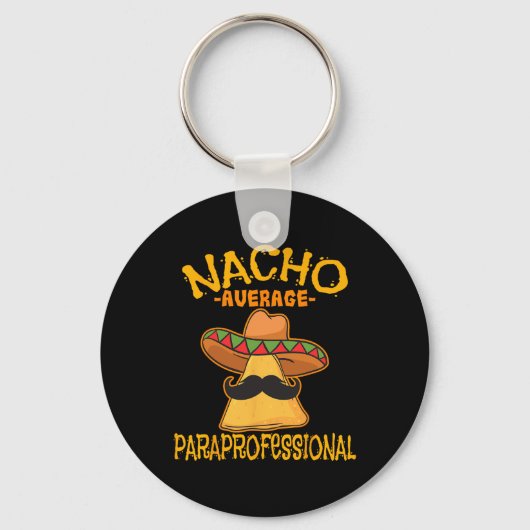 Porte-clés Nacho Enseignant Paraprofessionnel Moyen Aides Cin (Recto)