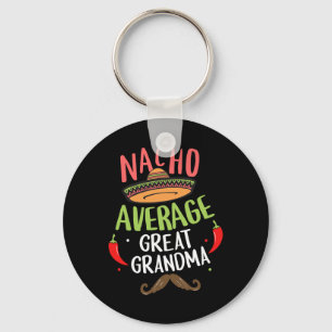 Porte-clés Nacho Grand grand grand-mère mexicaine Moustache C