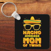 Porte-clés Nacho Moyenne Maman De Twins Mexicaine Cinco de Ma (Recto)