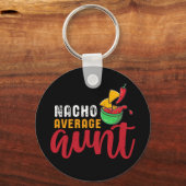 Porte-clés Nacho Moyenne Tante Funky Mexicain Pun de Nacho (Recto)