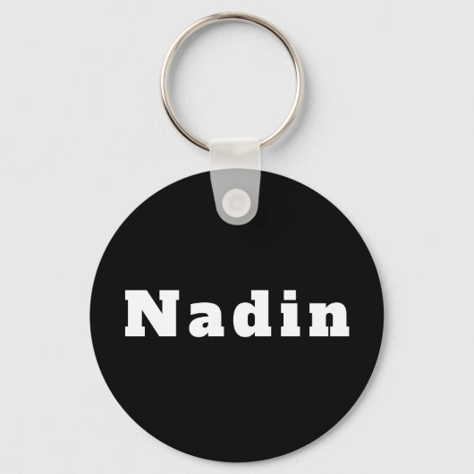 Porte-clés Nadin (Recto)