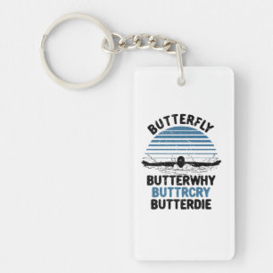 Porte-clés Nage - Cadeau de natation Papillon Butterwhy