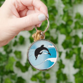 Porte-clés Nager Avec Les Dauphins (Main)
