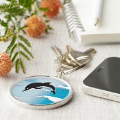 Porte-clés Nager Avec Les Dauphins (Côté)