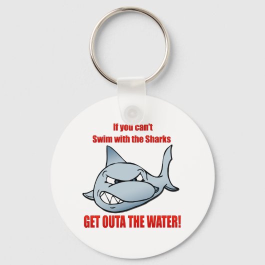 Porte-clés Nager avec les requins (Recto)