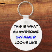 Porte-clés nageur, génial (Recto)