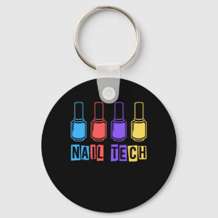 Porte-clés Nail Polish Manicurist Pedicurist Nail Tech Color 