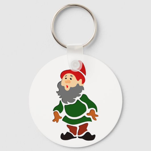Porte-clés nain de jardin Wichtel garden gnome (Recto)