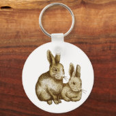 Porte-clés Nain du Pays-Bas : Lapin (Recto)