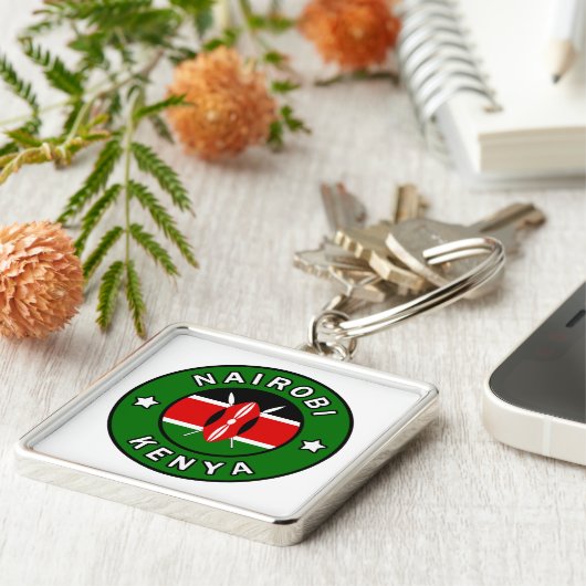 Porte-clés Nairobi Kenya (Côté)