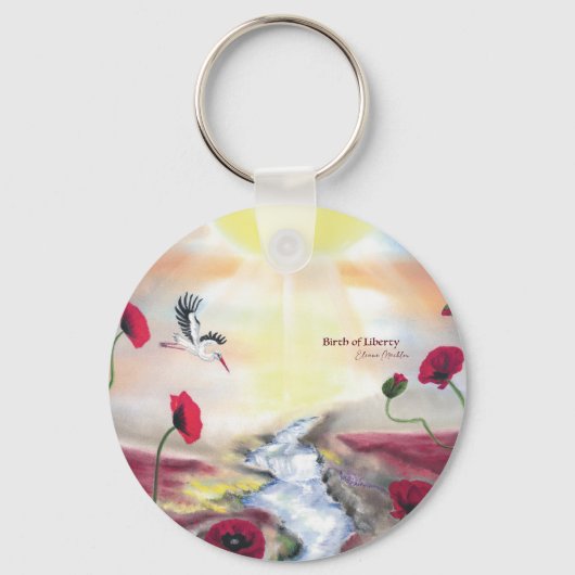 Porte-clés Naissance de la Liberté (Recto)