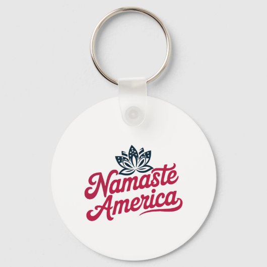 Porte-clés Namaste America Custom Yoga Porte - clé (Recto)