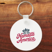 Porte-clés Namaste America Custom Yoga Porte - clé (Recto)