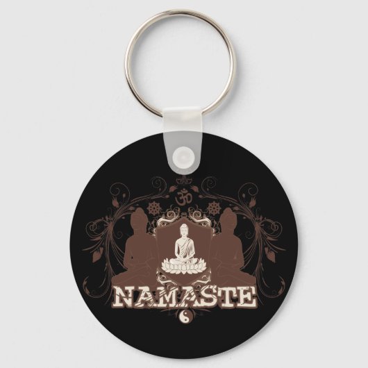 Porte-clés Namaste Bouddha (Recto)