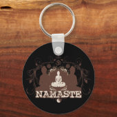 Porte-clés Namaste Bouddha (Recto)