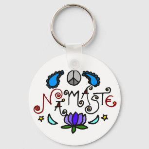 Porte-clés Namaste Doodles