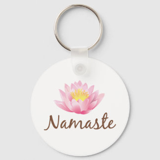 Porte-clés Namaste Lotus Flower Yoga