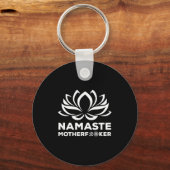 Porte-clés Namaste Motherforer Funny Yoga Gift  (Recto)