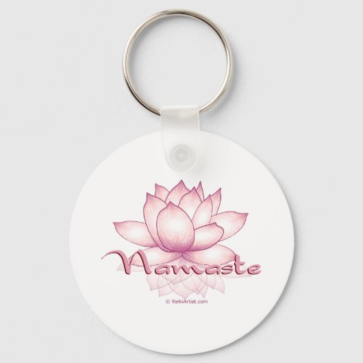 Porte-clés Namaste Pink Lotus (Recto)