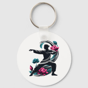 Porte-clés Namaste Positivité Conception Spirituelle Qigong H