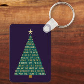 Porte-clés Names of Jesus Christmas Tree (Verso)