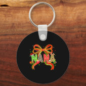 Porte-clés Nana Coquette Bow Christmas Pajamas Xmas Tree Coco (Recto)