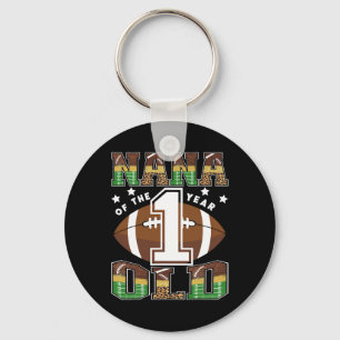 Porte-clés Nana du football de 1 an 1ère année Down Birt