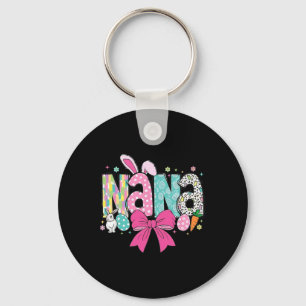 Porte-clés Nana Easter Coquette Bow Happy Lapin de Pâques Rab