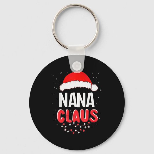 Porte-clés Nana Santa Claus Christmas Matching Costume (Recto)