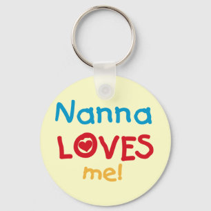 Porte-clés Nanna m'aime T-shirts et cadeaux