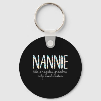Porte-clés Nannie comme une grand-mère régulière mais en beau