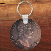 Porte-clés Napoléon Bonaparte 1802 pièce d'argent (Recto)