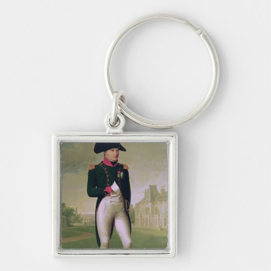 Porte-clés Napoléon I devant le château de Malmaison (Devant)