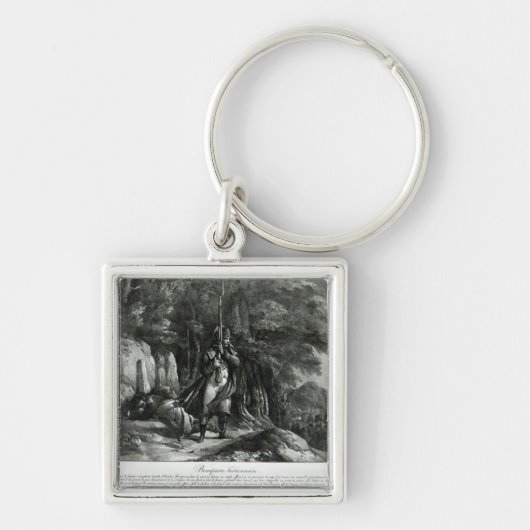 Porte-clés Napoléon sur le devoir de sentinelle (Devant)