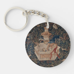Porte-clés Narcisse au Puits, Tapisserie Médiévale