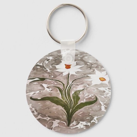 Porte-clés Narcisse Sur Marbre (Recto)