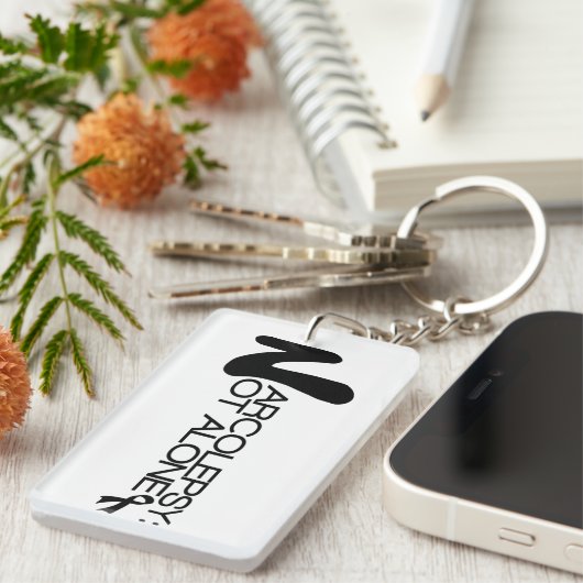 Porte-clés NARCOLEPSIE : PAS porte - clé d'ALONE™ (Devant droit)