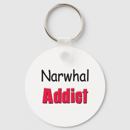 Porte-clés Narwhal Addict (Recto)