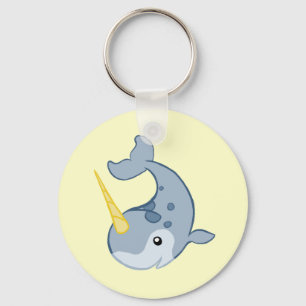 Porte-clés Narwhal mignon