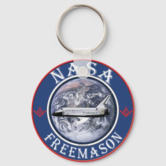 Porte-clés NASA  Freemason (Recto)