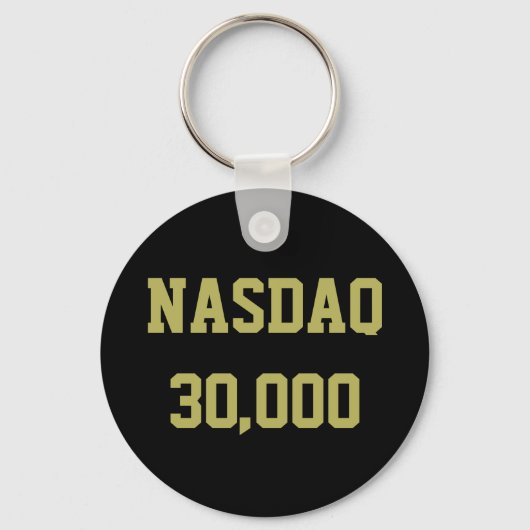 Porte-clés NASDAQ 30000 Stock Market Celebration (Recto)
