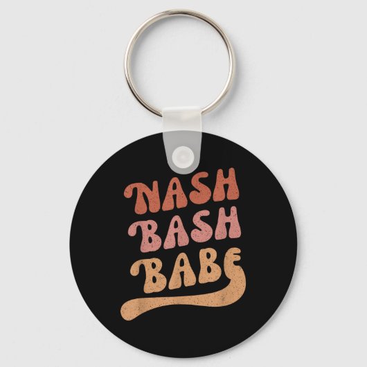 Porte-clés Nash Bash Babe Faveur de fête de Bachelorette Mign (Recto)