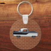 Porte-clés Nash noir et blanc Metropolitan (Recto)