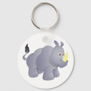 Porte-clés Nashorn rhino rhinoceros