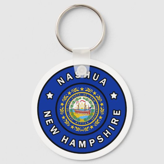 Porte-clés Nashua New Hampshire (Recto)