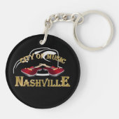 Porte-clés Nashville. City of music (Dos)