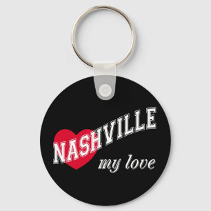 Porte-clés Nashville mon amour