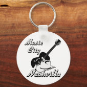 Porte-clés Nashville. Ville de musique (Recto)
